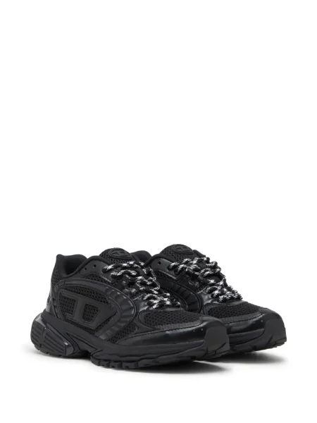Sneakerși Diesel plasă negru