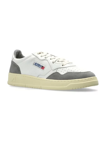 Sneakersy Autry zamszowe casual białe
