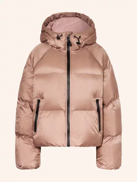 Withblack Péřová Bunda Wblemma růžová