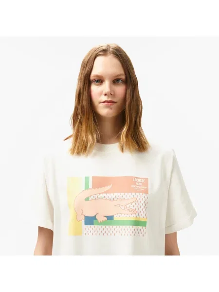 Lacoste футболка біла