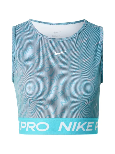NIKE Sport top albastru / azuriu alb