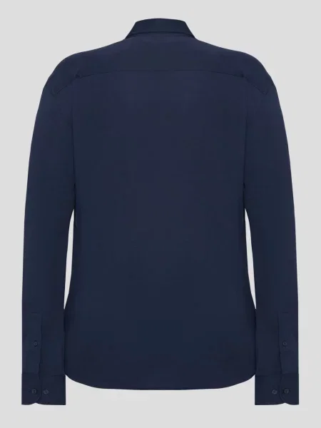 Рубашка Hackett London синяя