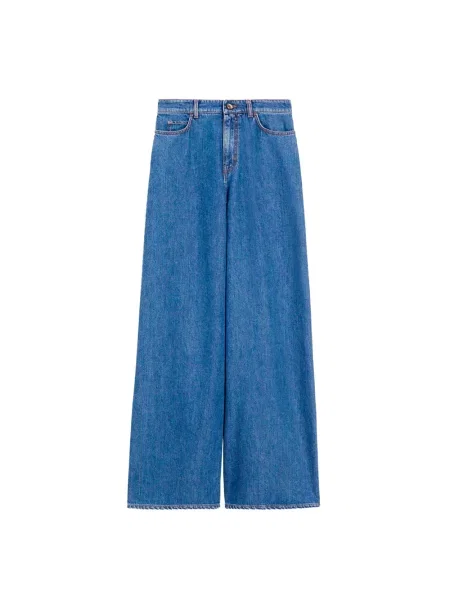 Jeansy Max Mara Studio niebieskie