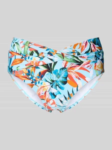 Figi bikini z kwiatowym nadrukiem na całej powierzchni model ‘Caru’ Venice Beach