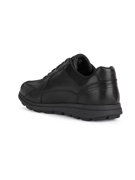Sneakersy Geox skórzane czarne