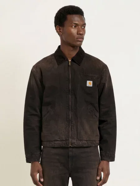 Carhartt Wip Džínová Bunda Og Detroit black / black černá