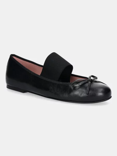 Кожени балеринки Pretty Ballerinas Rosario черно