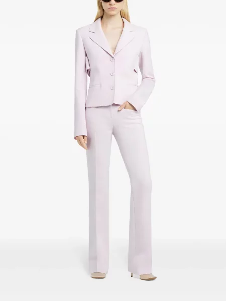 Pantaloni Courreges roz