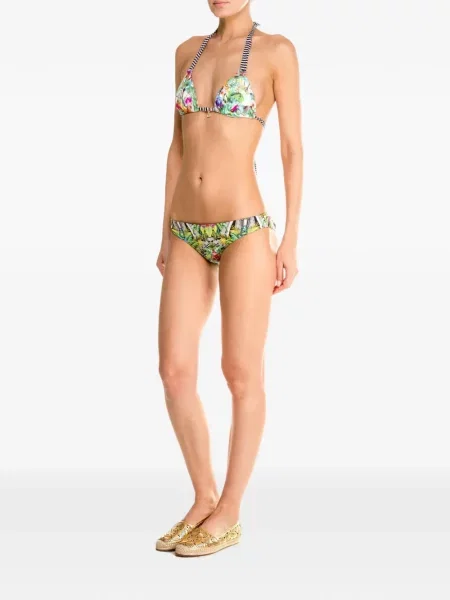 Bikini Banana Moon cu imprimeu tropical verde