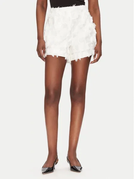 Bruuns Bazaar Szorty materiałowe Zaias biały