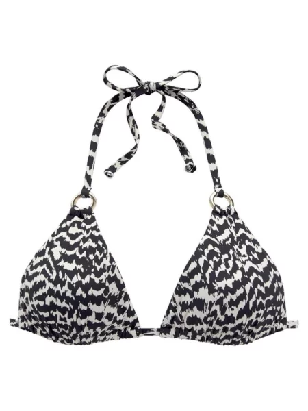 LASCANA Sutien costum de baie negru alb