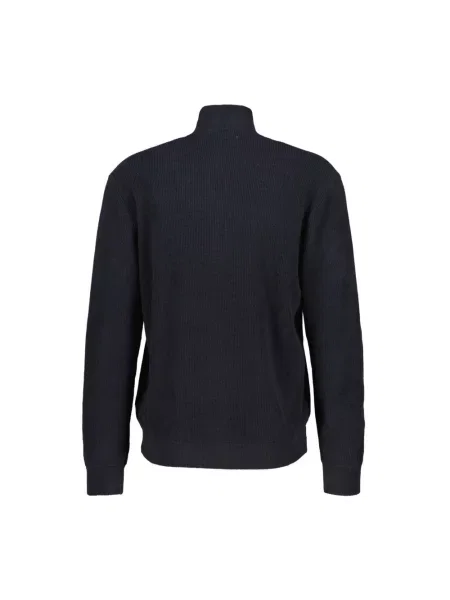 Sweter z golfem Nn07 niebieski