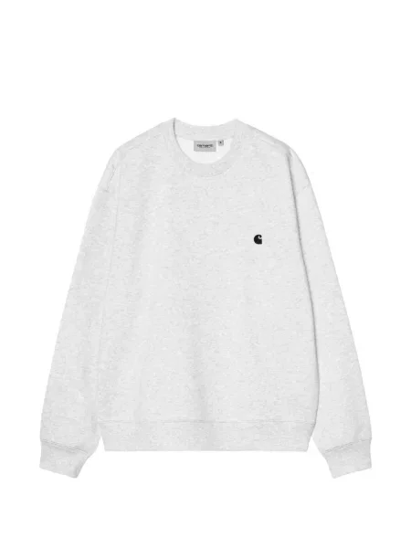 Hanorac Carhartt Wip cu broderie gri
