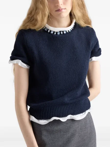 Top Prada albastru