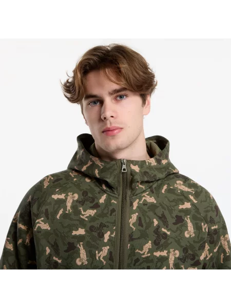 Φούτερ Emporio Armani Train Graphic Series M Hoodie Green Fancy Camou L πράσινο
