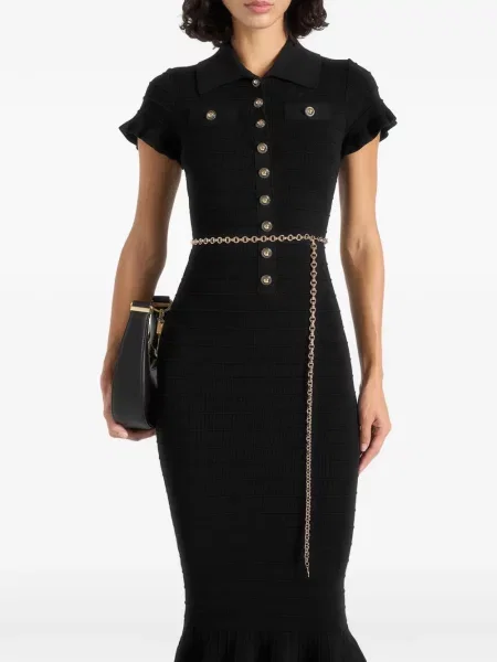 Rochie midi Manière De Voir tricotate negru
