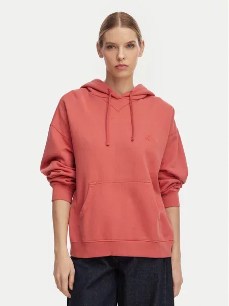 Quiksilver Bluza Esential Hoodie Koralowy