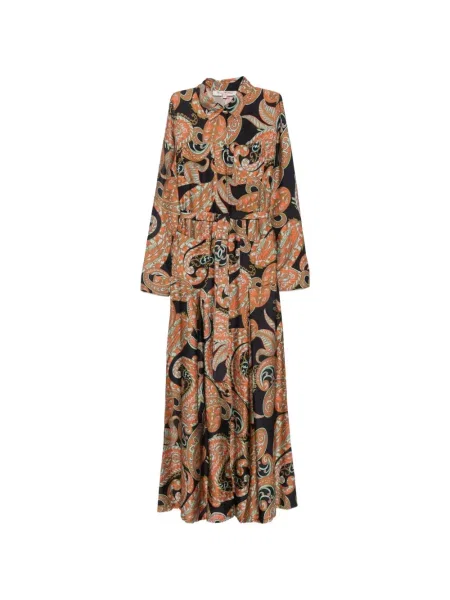 Rochie maxi Connor&blake cu imagine cu model paisley negru