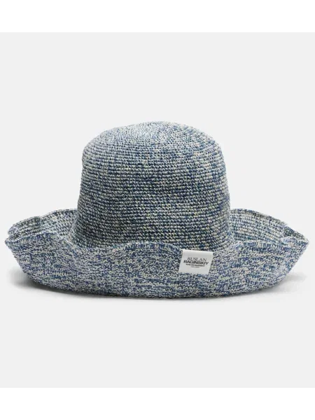 Slamený klobúk Ruslan Baginskiy modrá