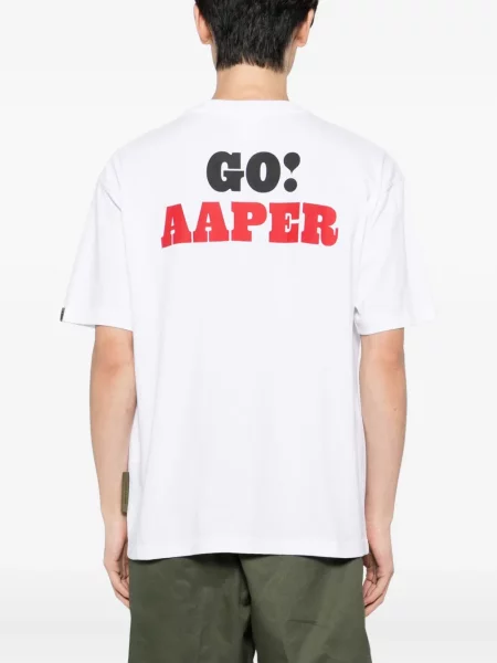 Tricou Aape By A Bathing Ape alb