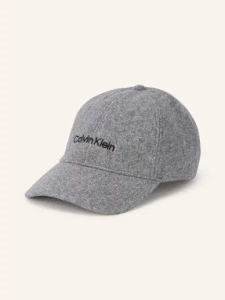 Calvin Klein Kšiltovka šedý melír černá