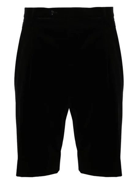 Pantaloni scurți Gucci plisate negru