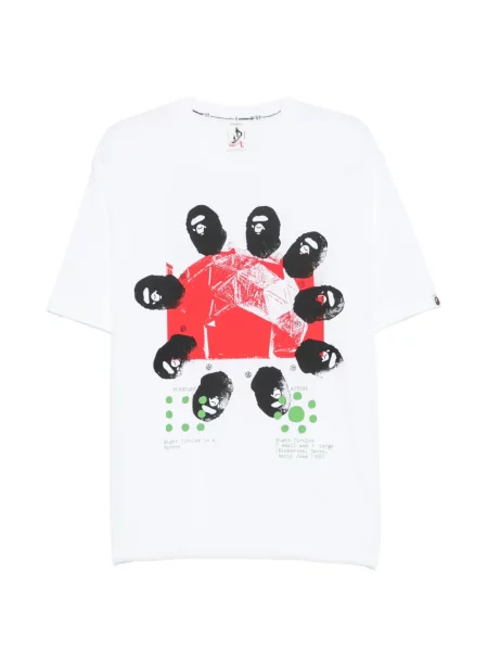 Tričko A Bathing Ape® biela
