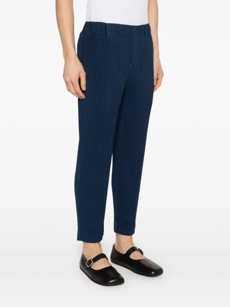 Kalhoty Homme Plissé Issey Miyake modré