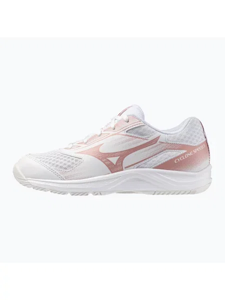 Кросівки волейбольні Mizuno Cyclone Speed 5 white/rose elegance/lava falls білі