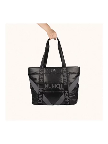 Shopper kabelka Munich čierna