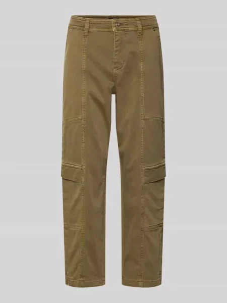 Spodnie cargo o kroju straight fit z mieszanki bawełny model ‘Ruby Mac