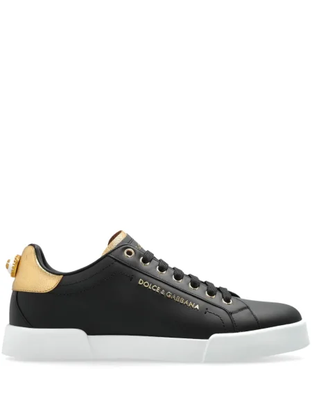 Sneakerși Dolce & Gabbana Portofino negru