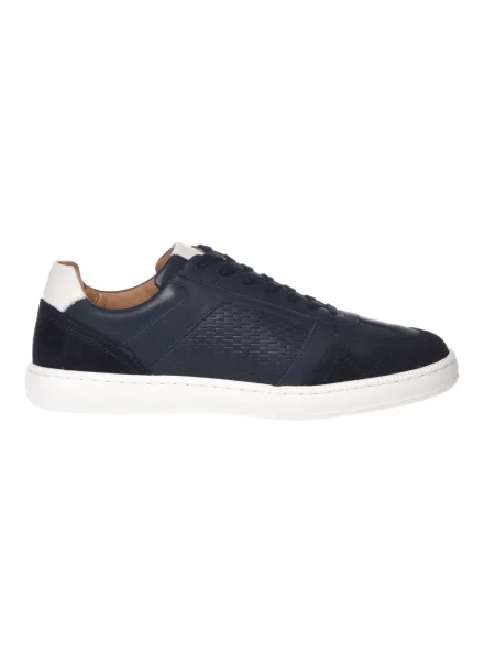 Sneakersy Baldinini skórzane niebieskie