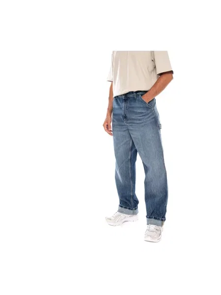 Jeansy Carhartt Wip niebieskie
