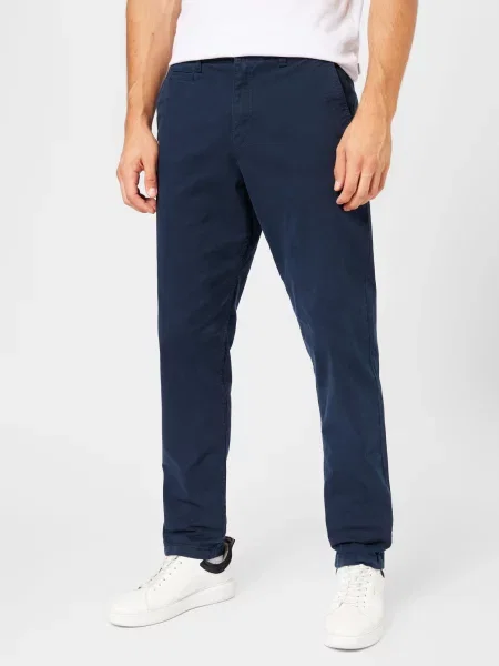 JACK & JONES Chino nohavice Stace Harlow námornícka modrá