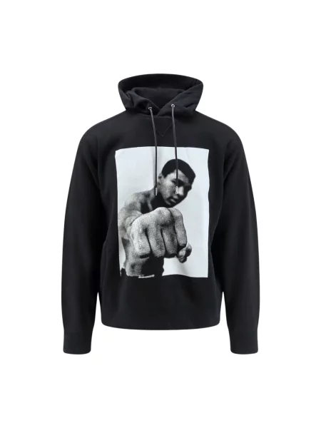 Bluza z kapturem Sacai z kapturem czarna