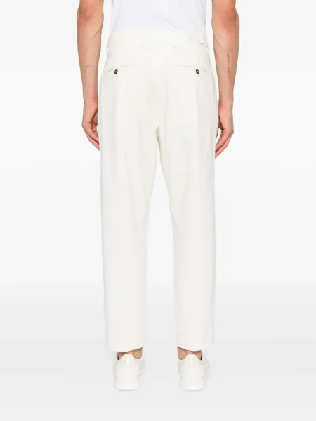 Pantaloni Eleventy alb