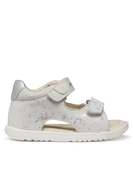 Szandál Geox B Sandal Macchia Gir fehér