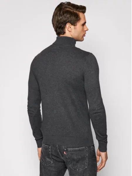 Jack&Jones Rolák Emil Knit Roll šedá