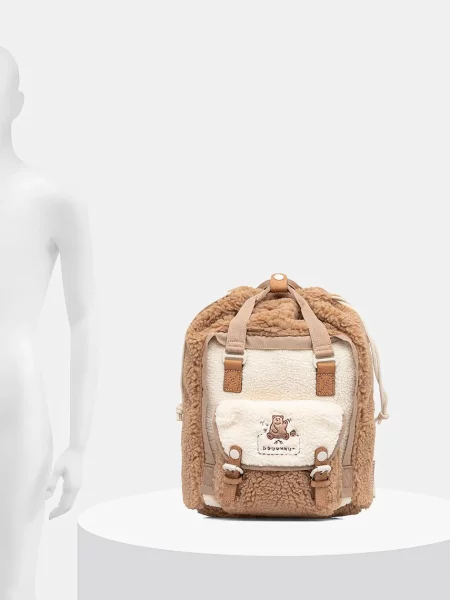 Большой мини рюкзак Doughnut коричневый