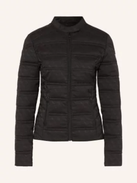 Guess Kurtka Pikowana New Vona schwarz czarna