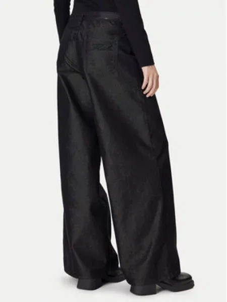 KARL LAGERFELD Jeans hlače Wide Leg črna