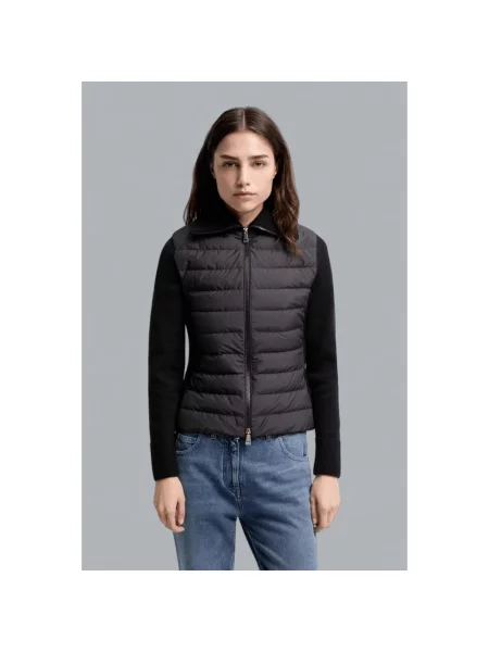 Kardigan Moncler wełniany czarny
