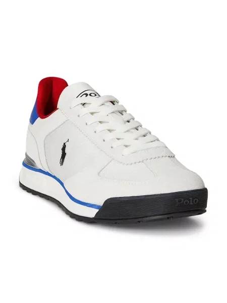 Αθλητικά Polo Ralph Lauren SUEDE/LEATHER/NYLON λευκό