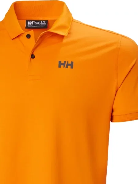 Scurt tricou polo Helly Hansen cu imagine portocaliu