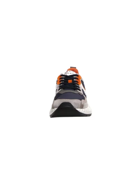 Sneakersy Voile Blanche skórzane szare