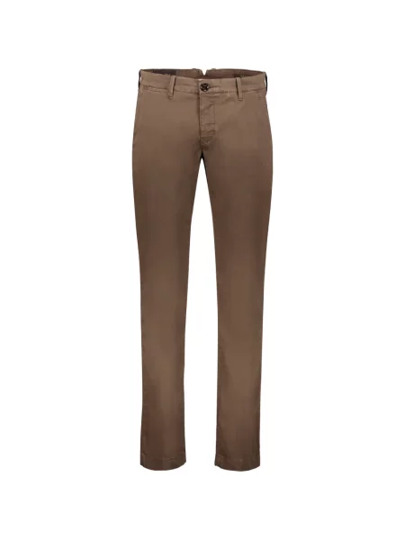 Pantaloni chino Moorer maro
