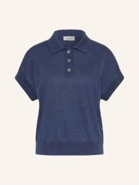 Maerz Muenchen Koszulka Polo Z Dzianiny blau niebieska