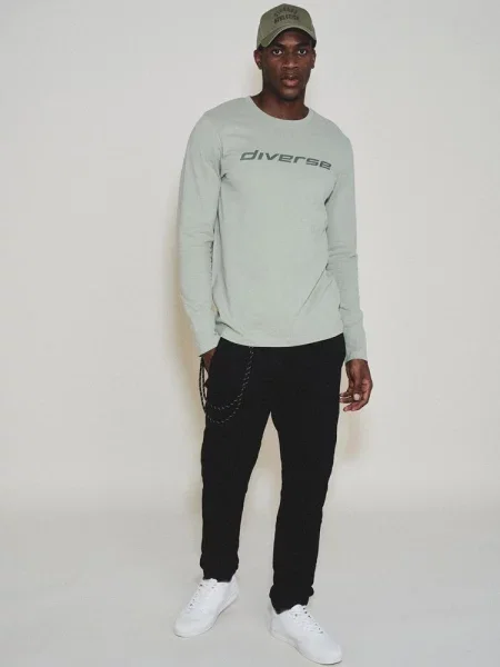 Лонгслив Diverse зеленый