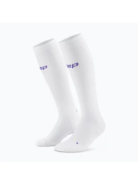 Șosete pentru femei CEP Ultralight Tall white alb